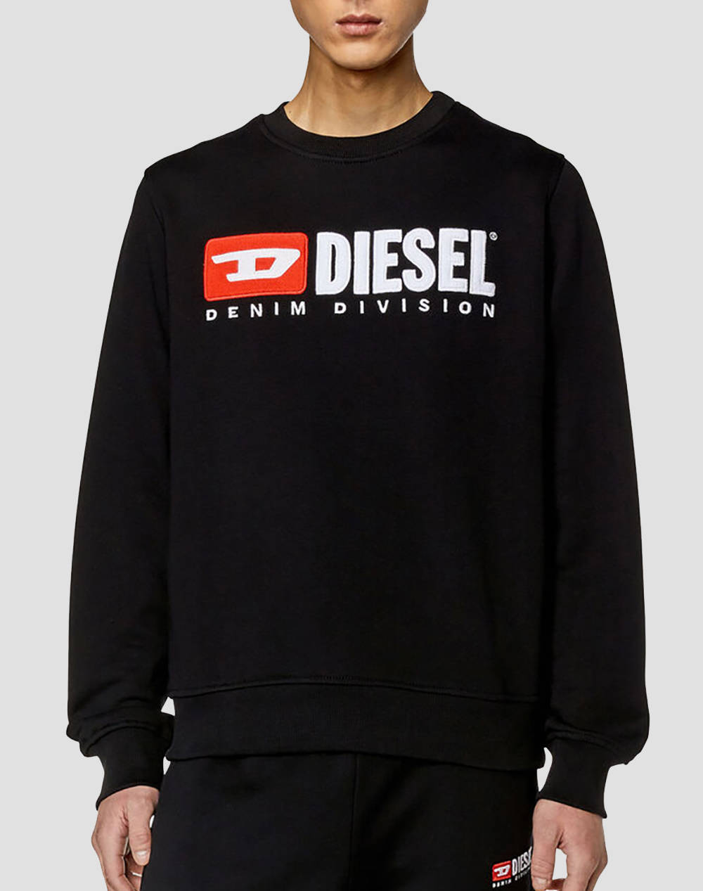 DIESEL S-GINN-DIV SWEAT-SHIRT A037580GEAD-9XX Black