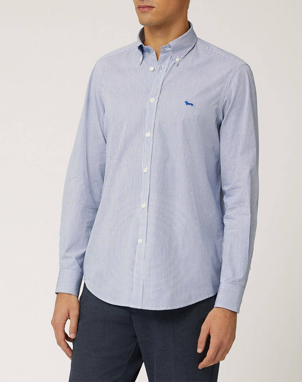 HARMONT & BLAINE SHIRT CRK012012044B-805 Blue