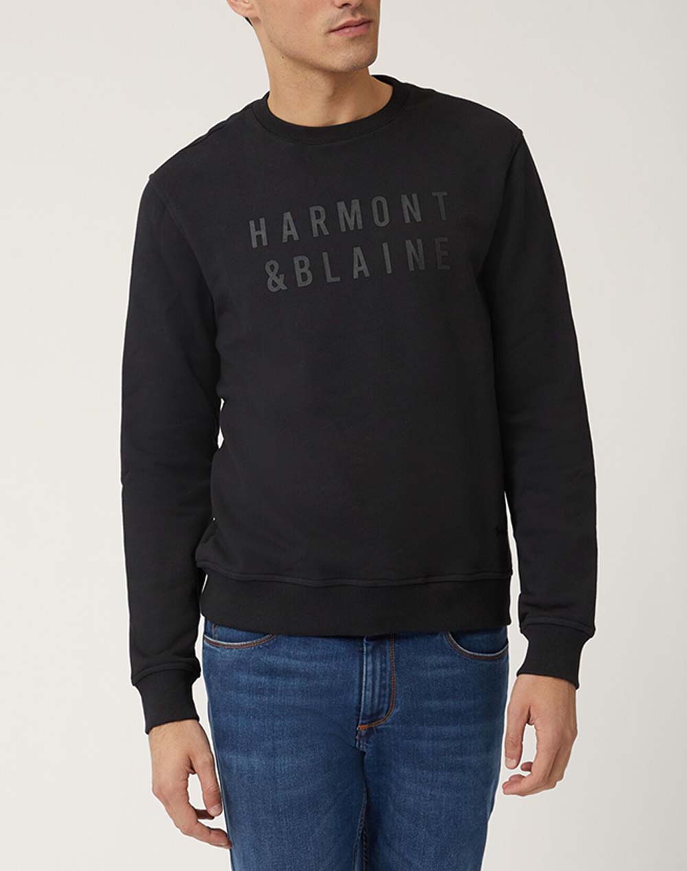 HARMONT & BLAINE SWEATSHIRT FRK161021261-999 Black