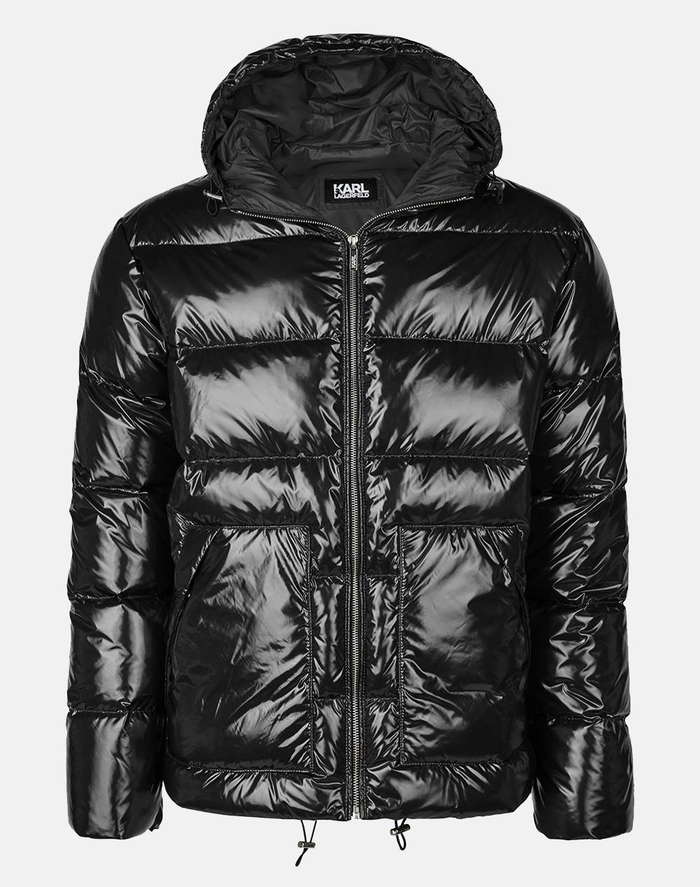KARL LAGERFELD HOODED BLOUSON 505008-534517-990 Black