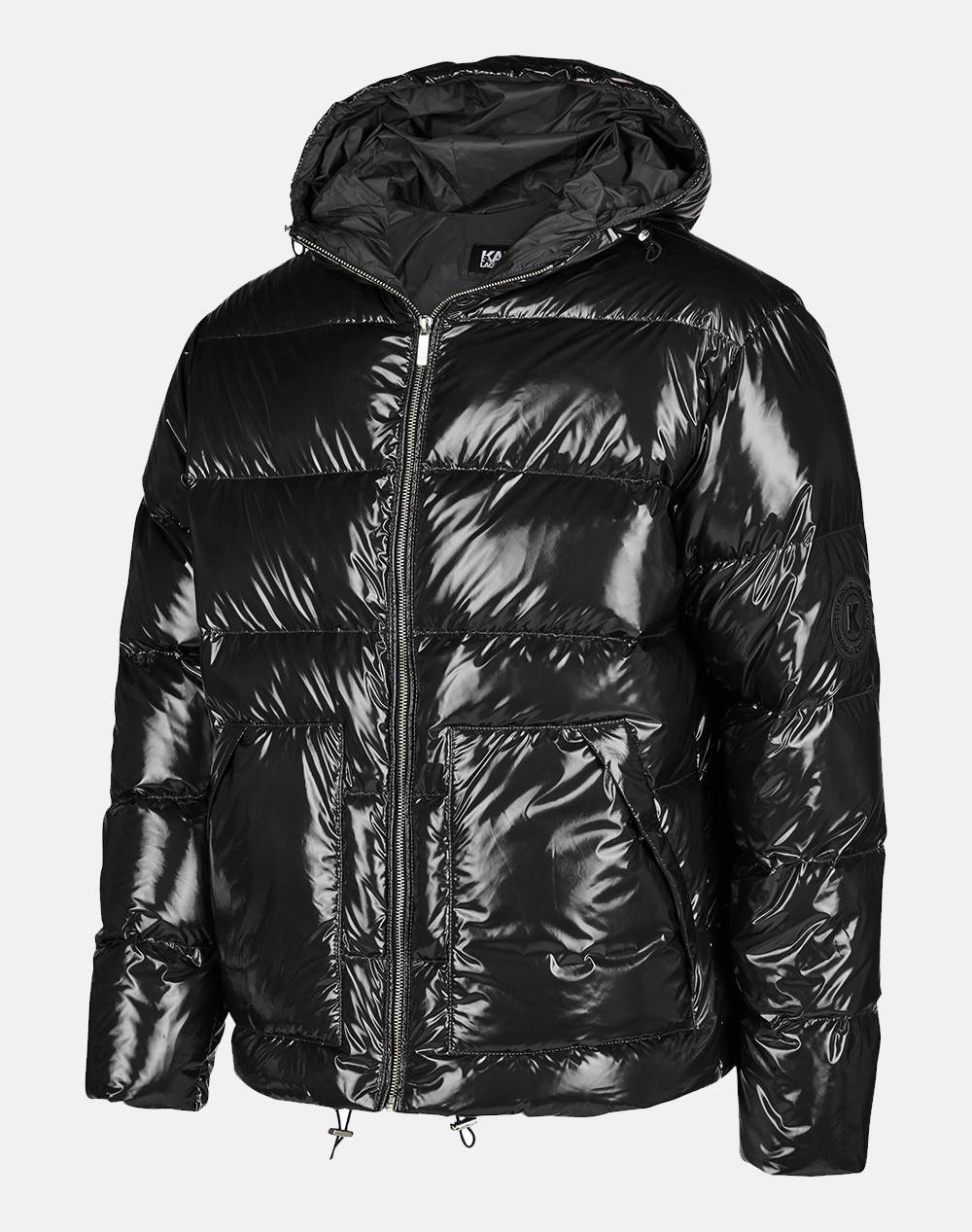 Karl Lagerfeld Hooded Blouson 505008-534517-990 Black ανδρικά ρούχα Πανωφορια μπουφάν Politikos Shop Πολιτικός