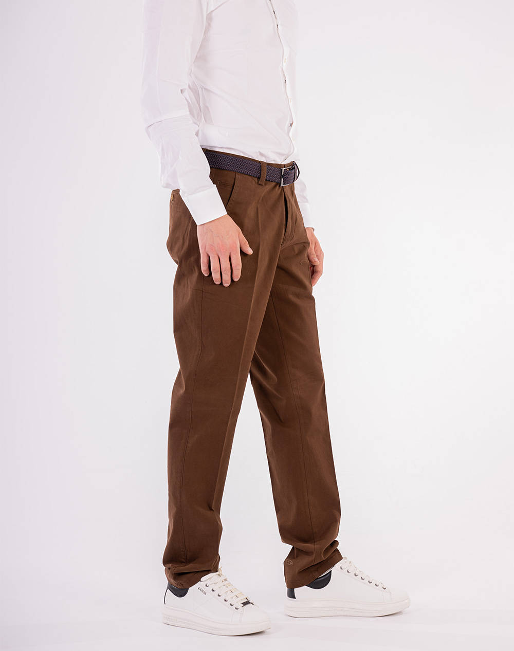LEXTON CHINO PANTS 09.32.BA-TOBACCO DarkBrown φωτογραφία
