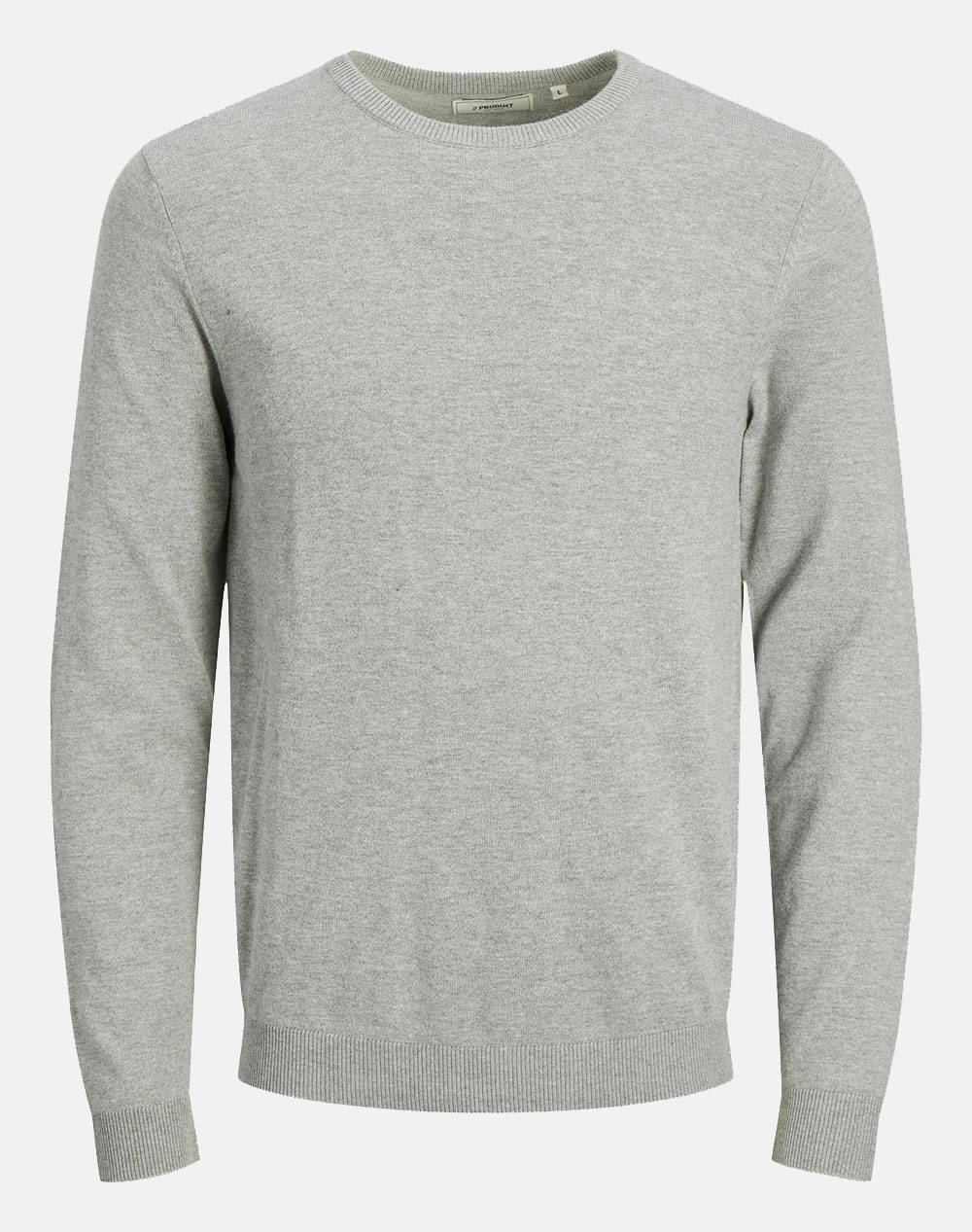 PRODUKT PKTBWO BASIC KNIT ΜΠΛΟΥΖΑ 12194859-Light Grey Melange LightGray