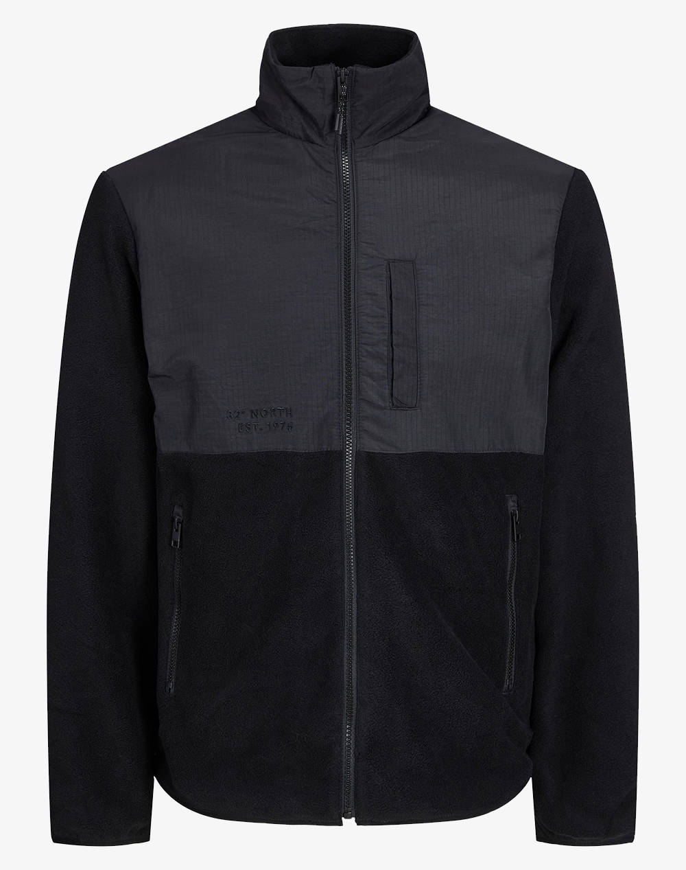 PRODUCT PKTBUY IAN FLEECE JACKET 12241936-BLACK Black