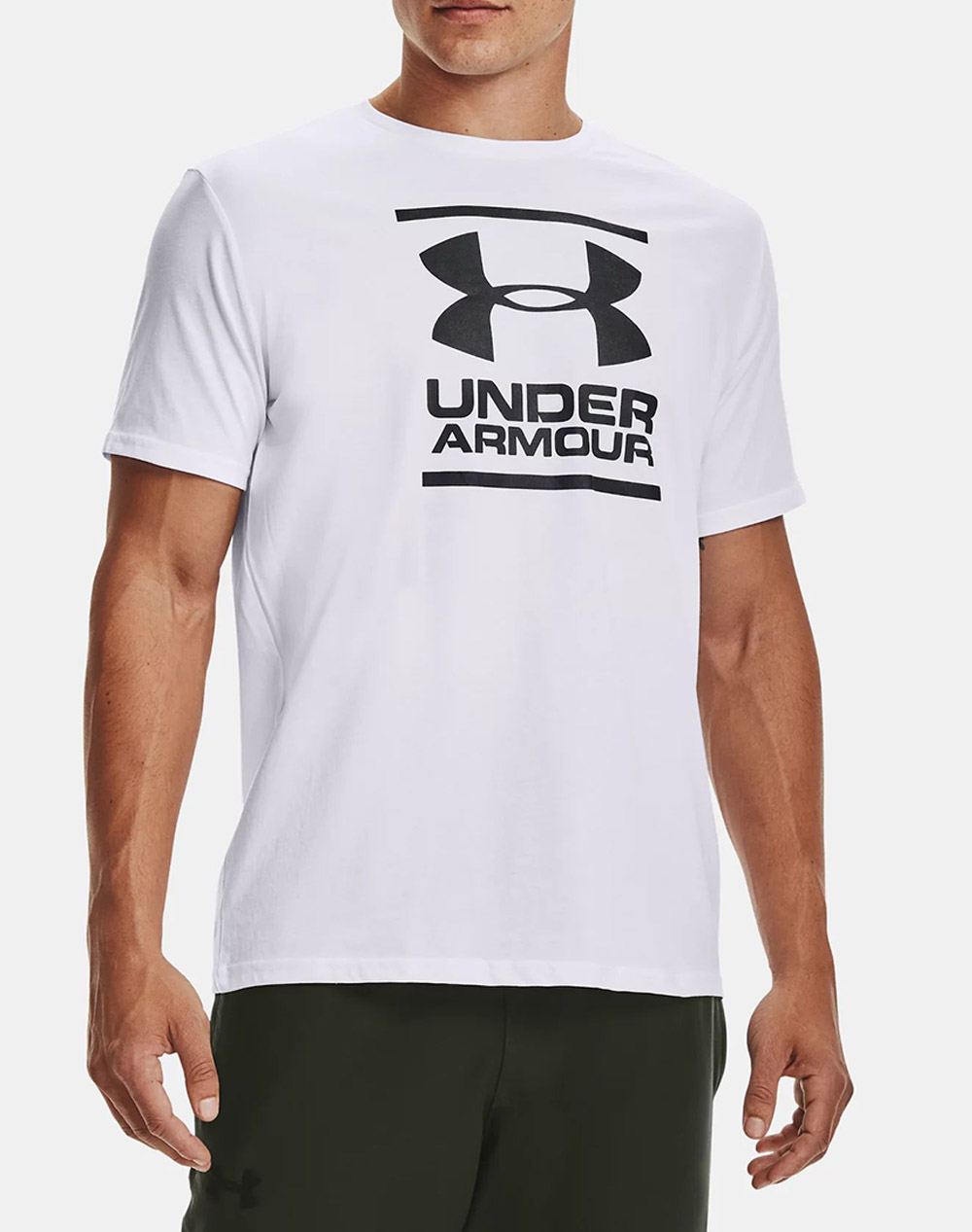 UNDER ARMOUR Men”s UA GL Foundation Short Sleeve T-Shirt 1326849-9171 White 3720AUNDE3400019_XR21551