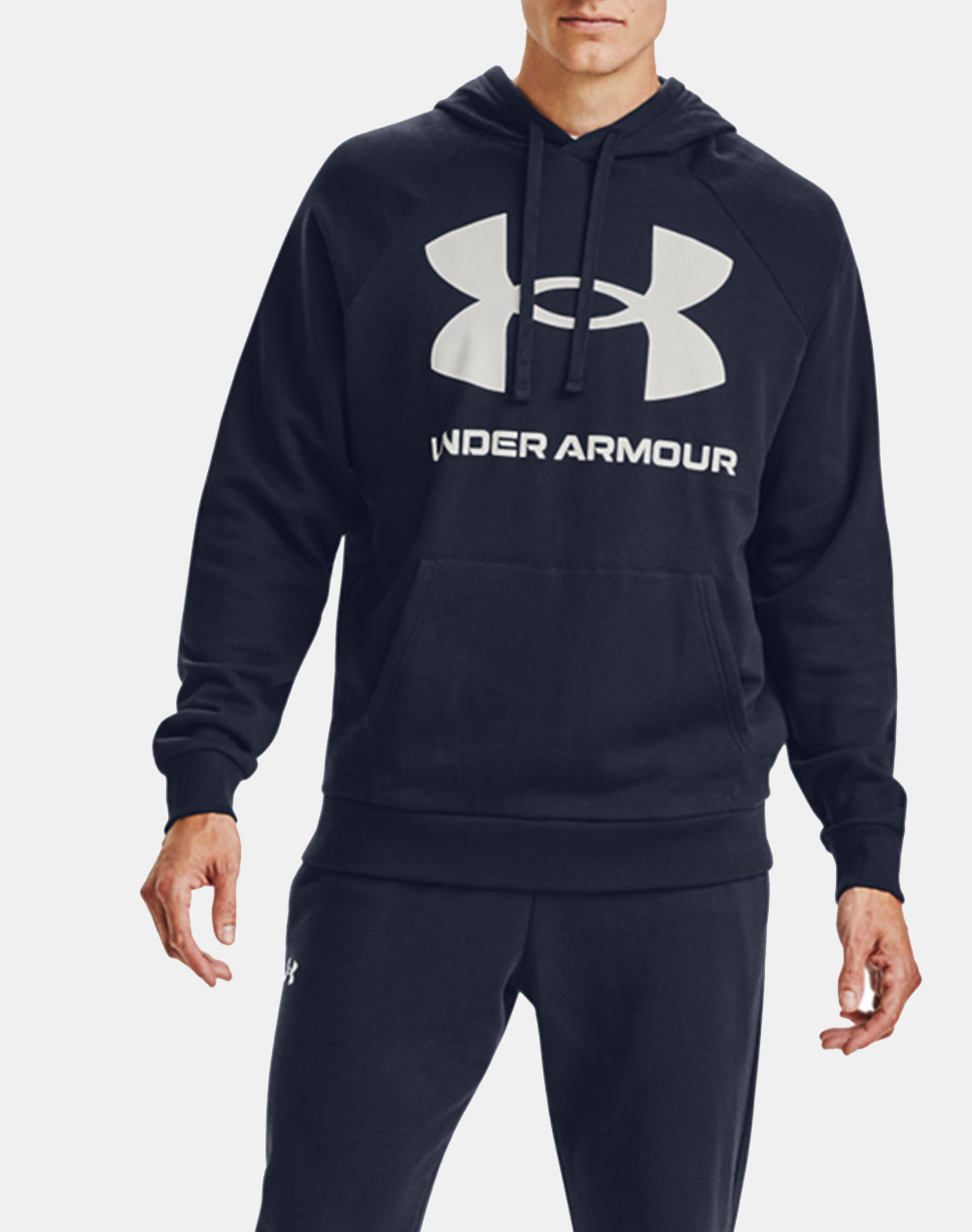 UNDER ARMOUR Men”s UA Rival Fleece Big Logo Hoodie 1357093-1499 DarkBlue 3720AUNDE3440006_XR25200