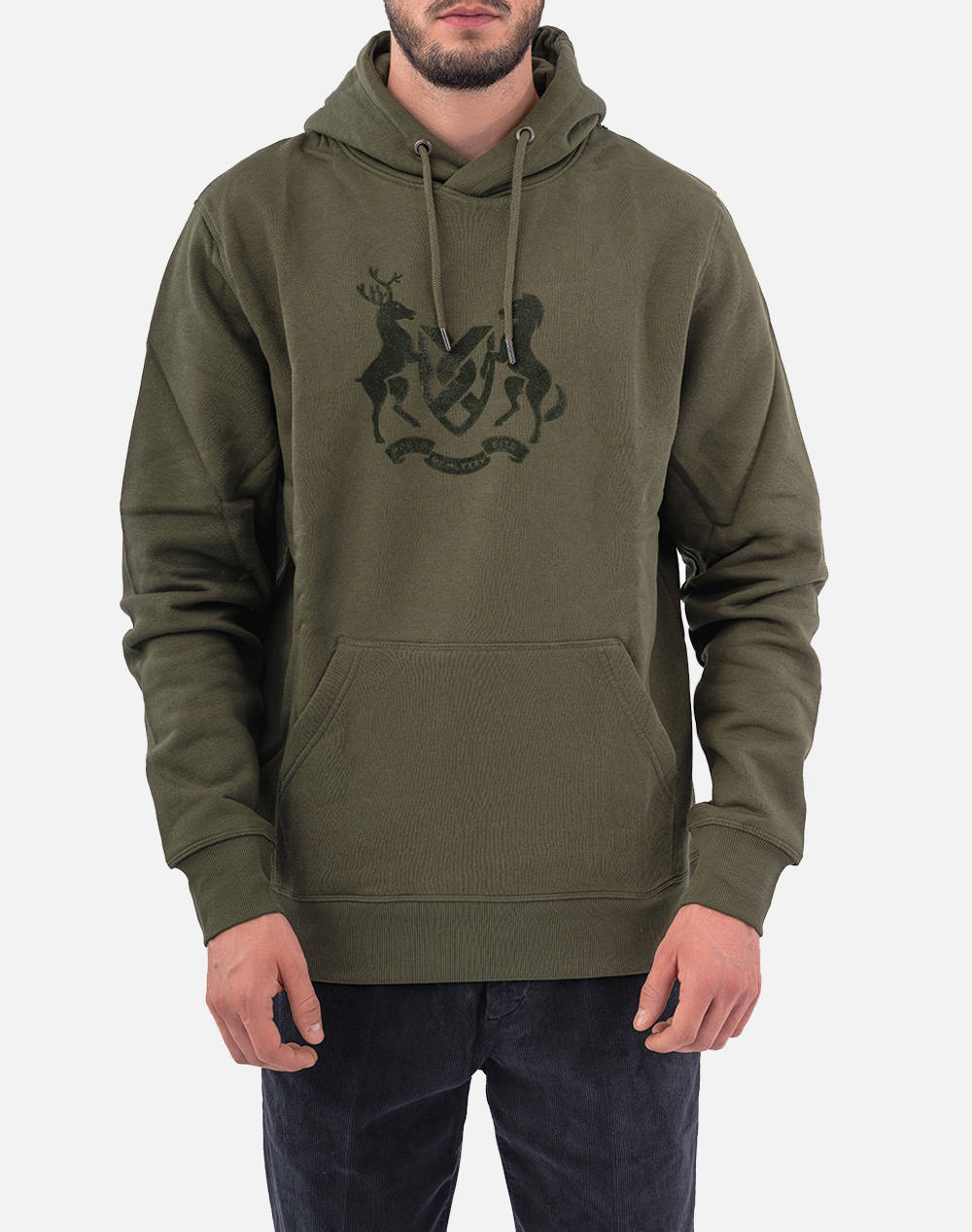 THE BOSTONIANS ΦΟΥΤΕΡ ΒΑΜΒΑΚΕΡΟ CANGURO REGULAR FIT 3RO1001-OLIVE Olive
