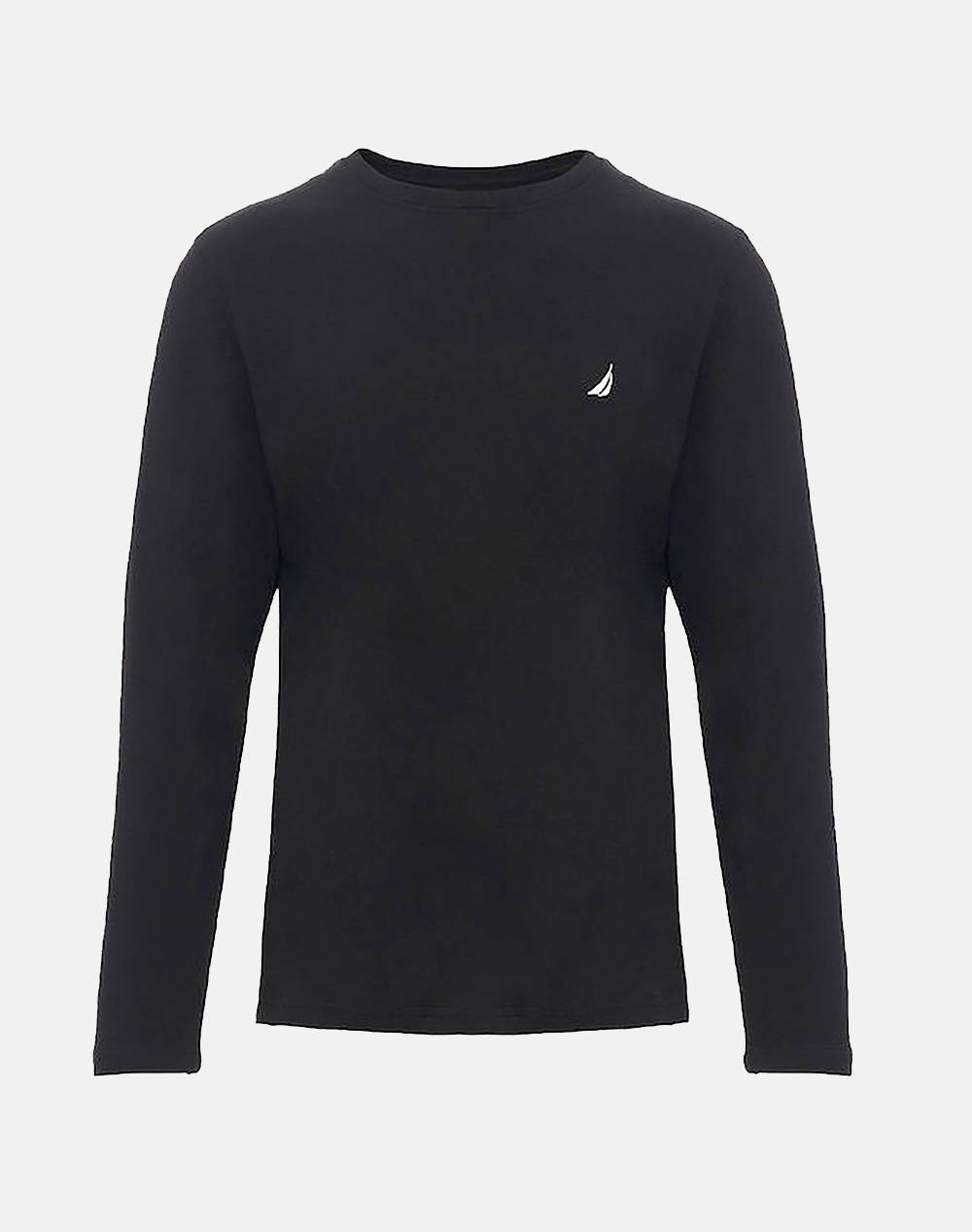NAUTICA ΜΠΛΟΥΖΑ T-SHIRT ΜΜ SOLID LONG SLEEVE CREW TEE 3NCV37700-0TB Black
