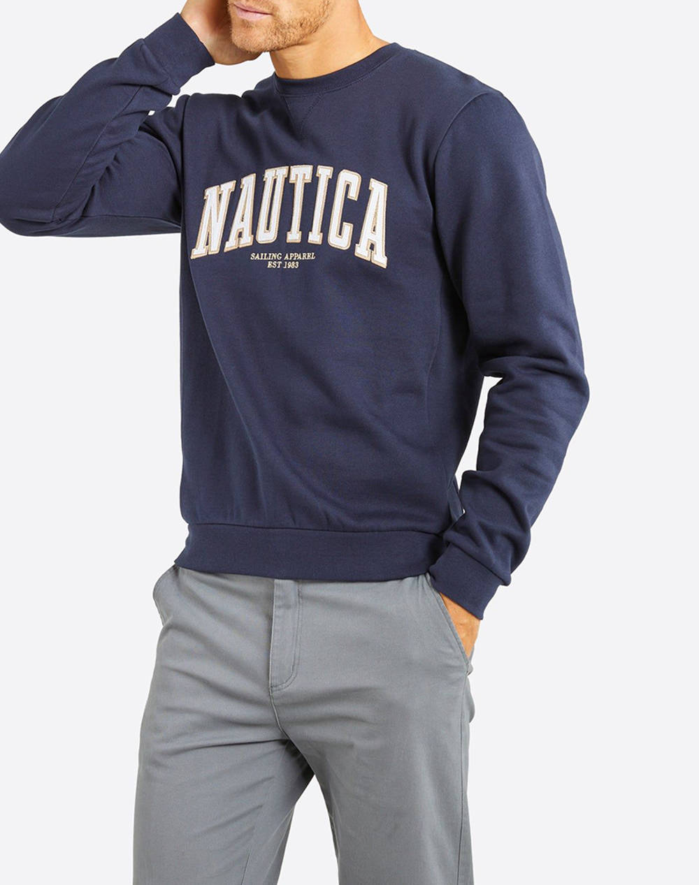 NAUTICA ΜΠΛΟΥΖΑ ΦΟΥΤΕΡ Brayden Sweatshirt 3NCN1K01296-459 DarkBlue