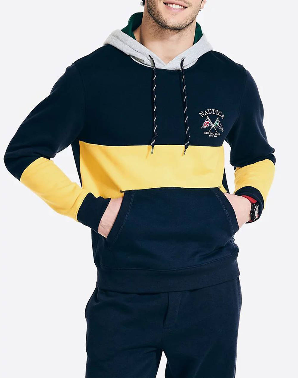 NAUTICA ΜΠΛΟΥΖΑ ΦΟΥΤΕΡ 3NCK37171-4VN DarkBlue