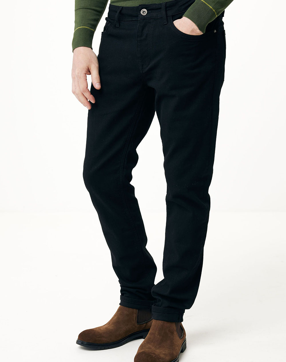 MEXX MEXX JIM Mid waist/ Tapered leg jeans BM0519036M-50054 Black