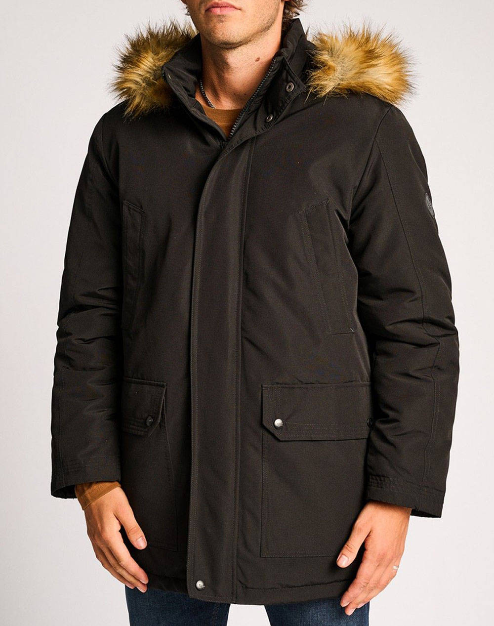STAFF Willer Man Parka Jacket 66-301.050-Ν0090 Black