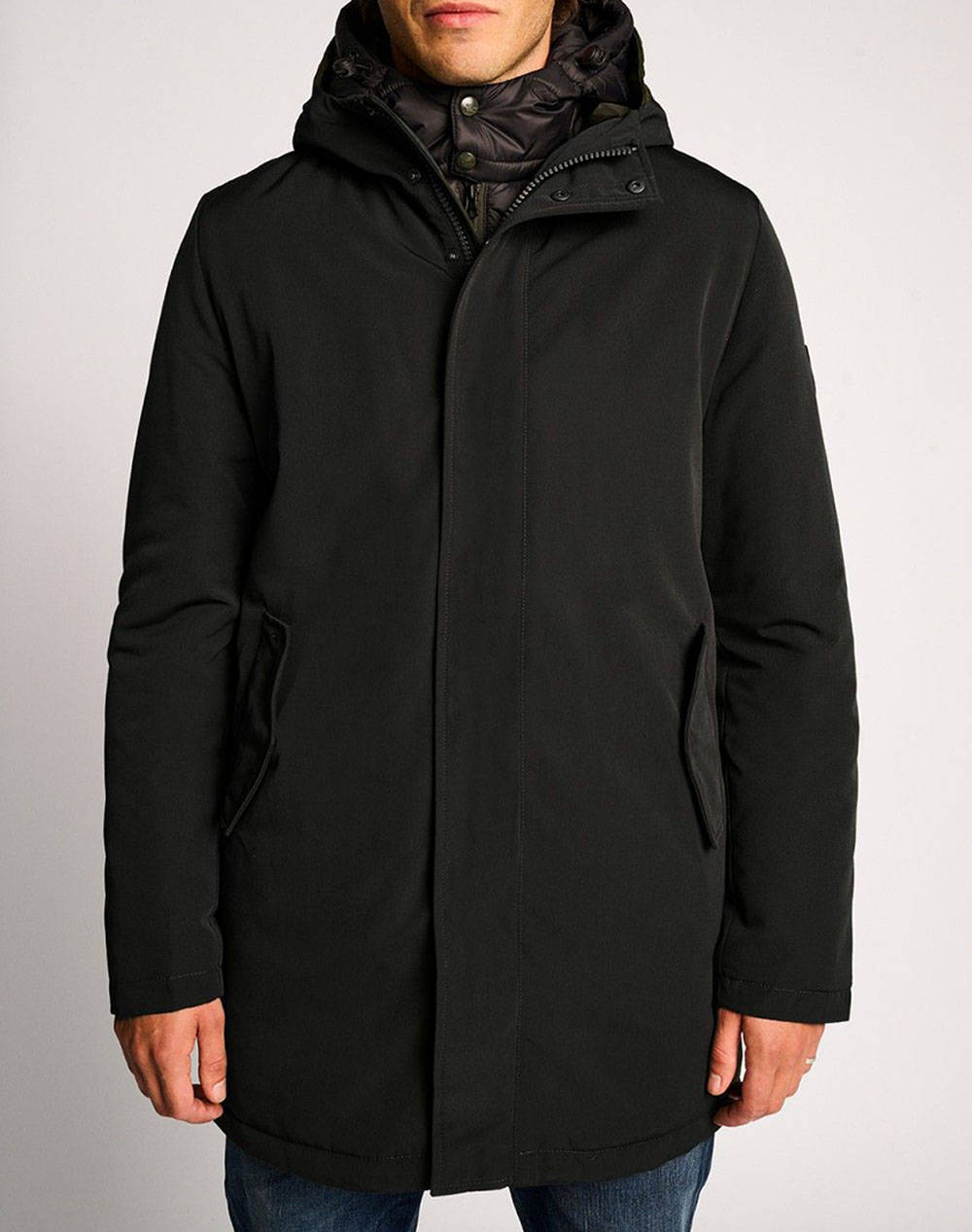 STAFF Philip Man Parka Jacket 66-302.050-Ν0090 Black