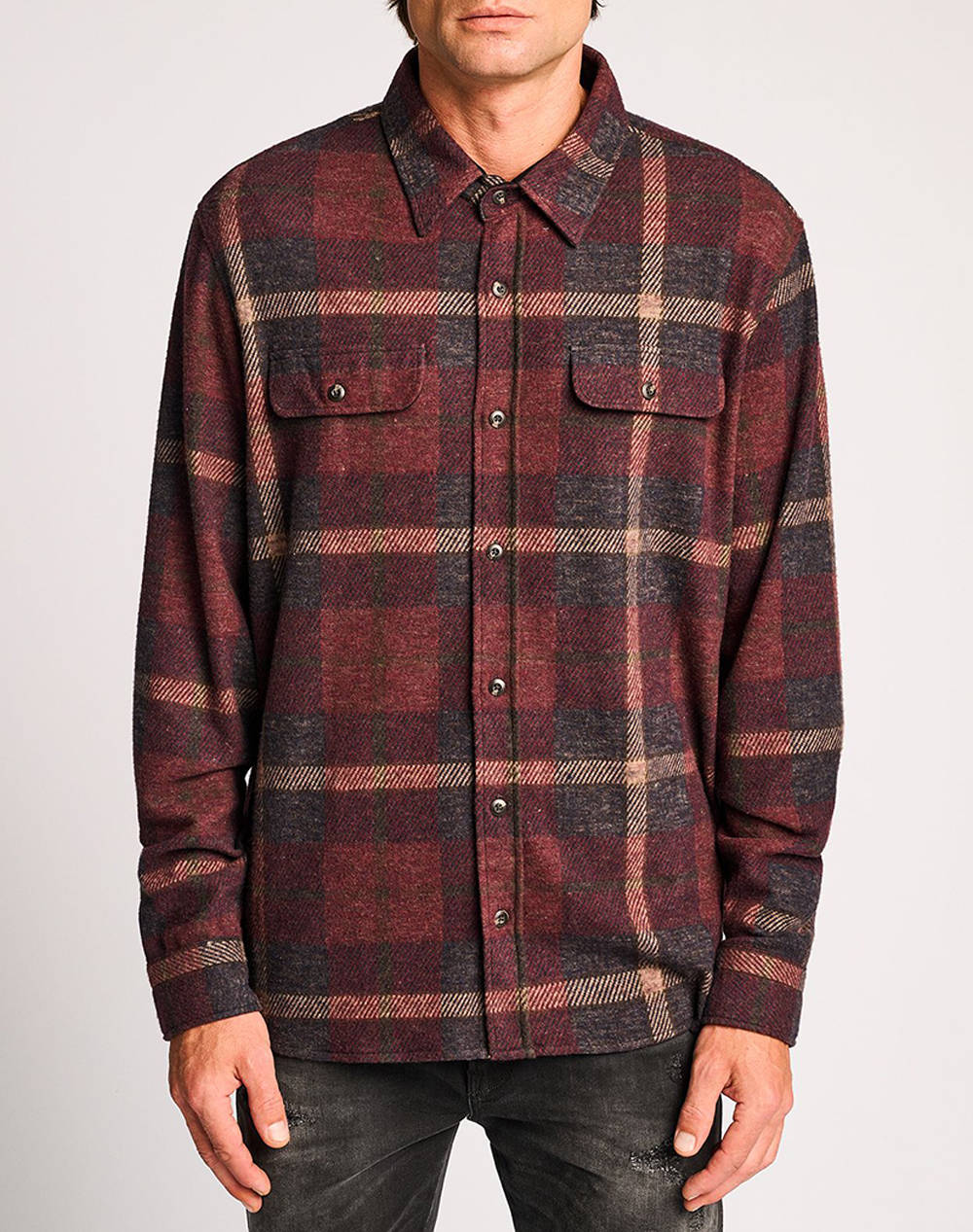 STAFF Ryan 1 Man Shirt 61-019.050-Ν0000 DarkRed