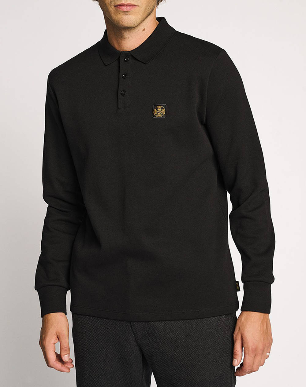 STAFF Sentio Man Polo Longsleeve 64-308.050-Ν0090 Black