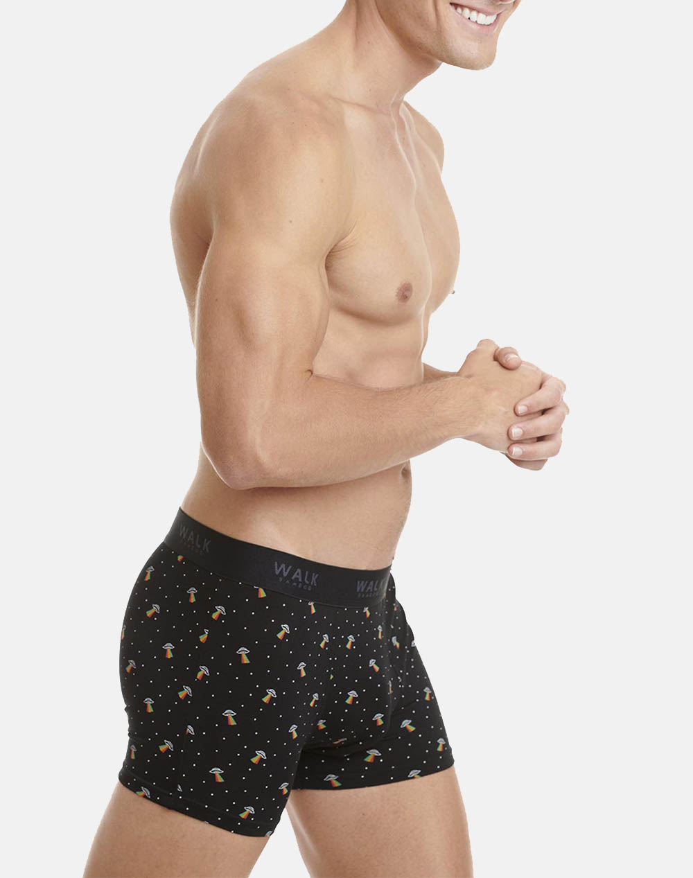 WALK MENS BOXER WITH UFO PATTERN