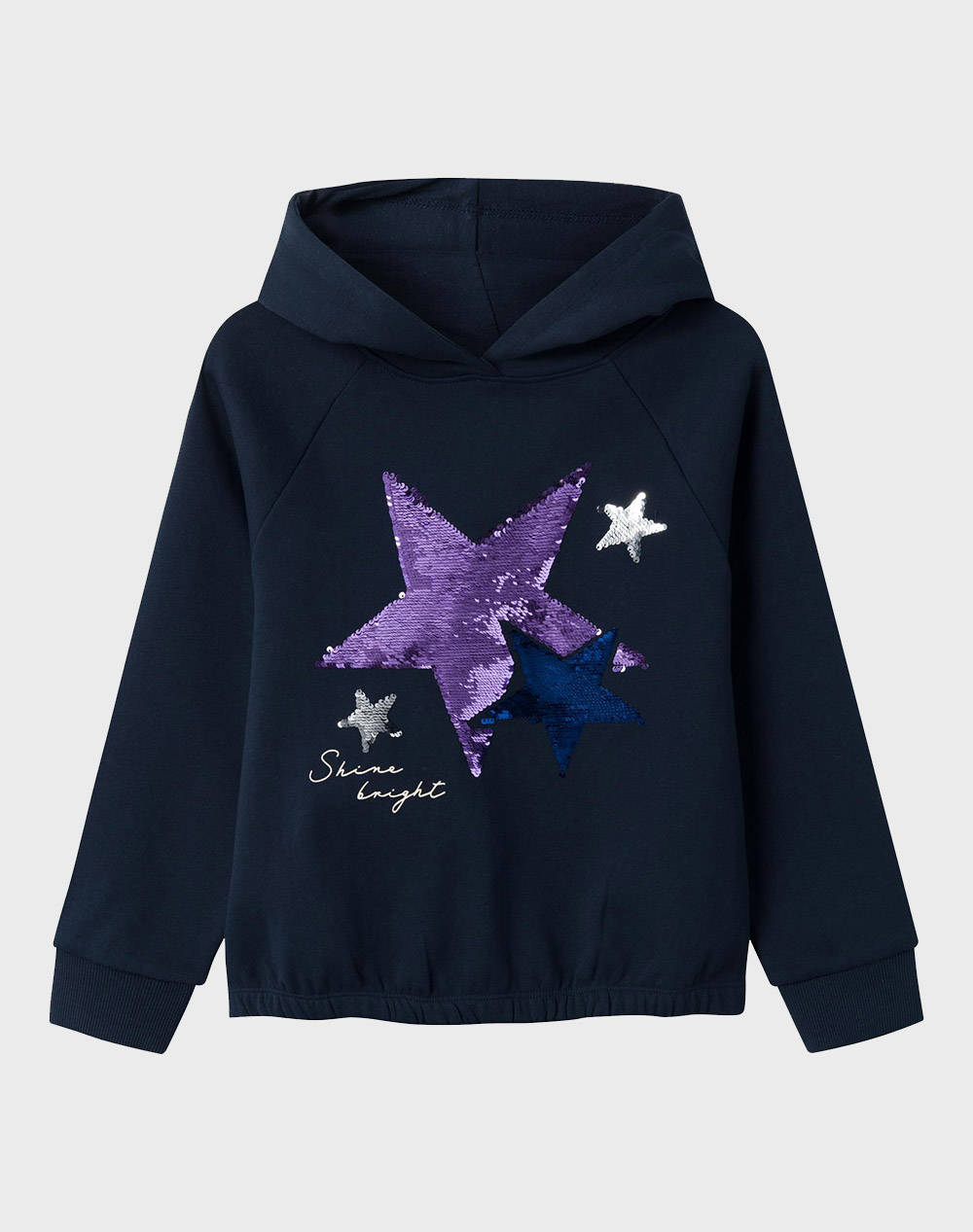 NAME IT NKFRIDA BOXY SWE HOOD BRU PB 13219959-Dark Sapphire DarkBlue