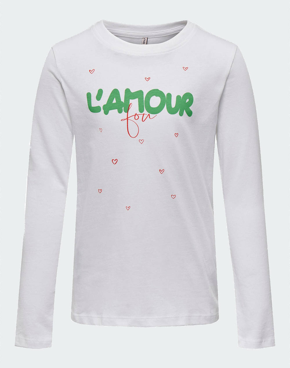 ONLY KOGMARIE REG HEART TOP BOX JRS 15303581-Bright WhiteAmour White