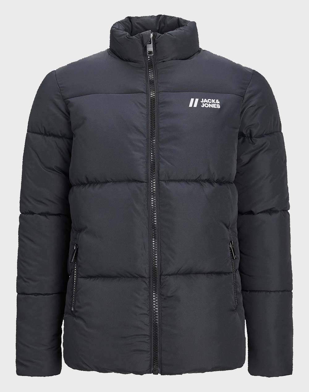 JACKJONES JJMAX PUFFER JACKET JNR 12238960BLACK Black