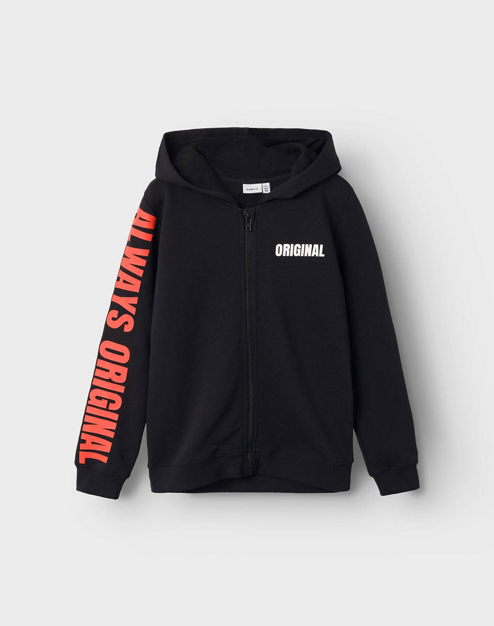 NAME IT NKMLUCAS SWEAT CARD WH BRU BOX 13220451-BLACK Black