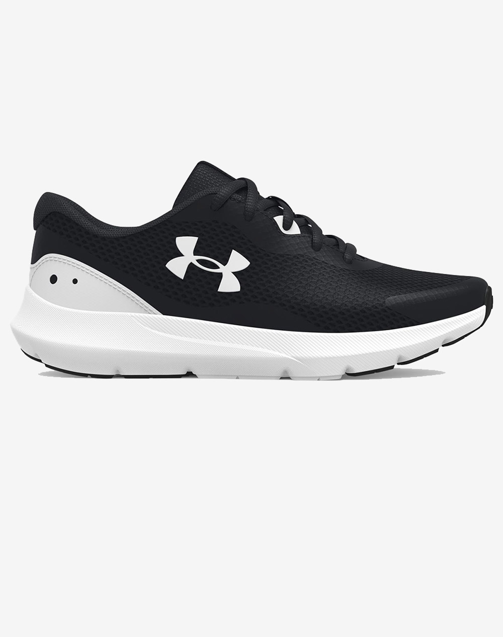 UNDER ARMOUR Boys” Grade School UA Surge 3 Running Shoes 3024989-7393 Black 3732AUNDE6070002_XR25191