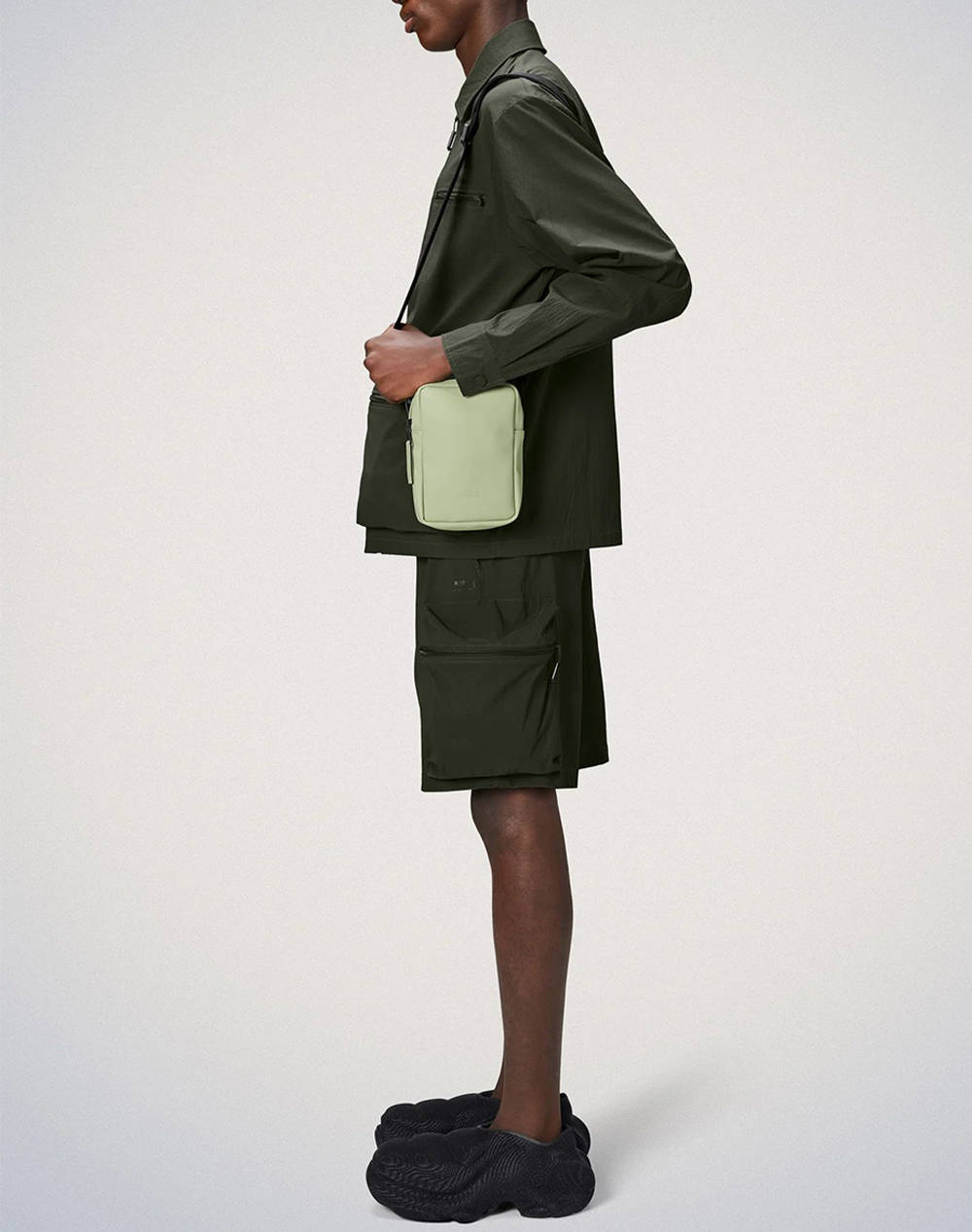 Rains Reporter Box Bag W3 (Διαστάσεις: 17 X 13 5 εκ ) 14920-08 Mintgreen Γυναικεία αξεσουάρ τσάντες Politikos Shop Πολιτικός