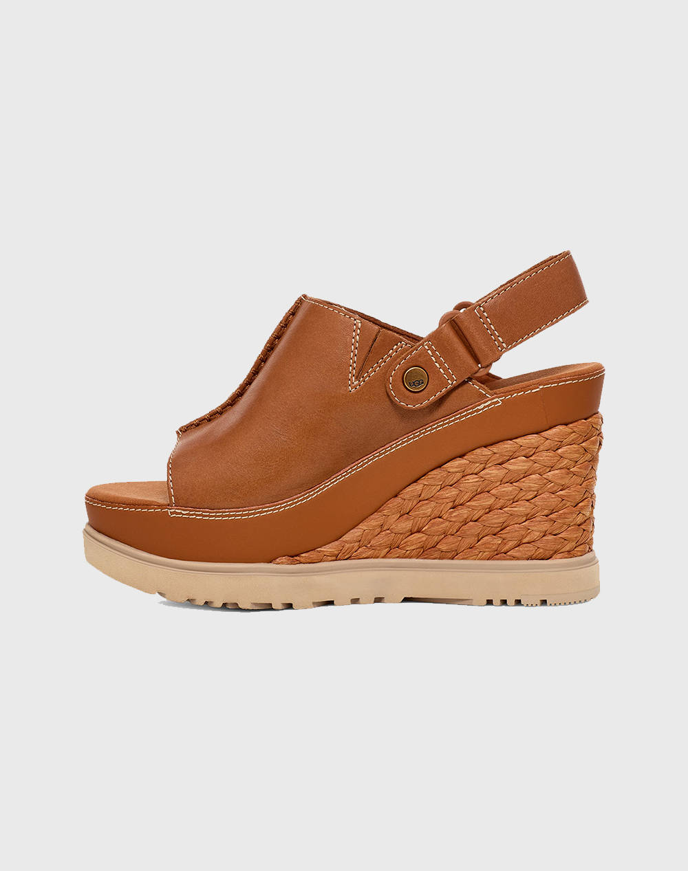 Ugg Abbot Adjustable Slide 1152668-00K6 Tan Γυναικεία παπούτσια Πεδιλα Politikos Shop Πολιτικός
