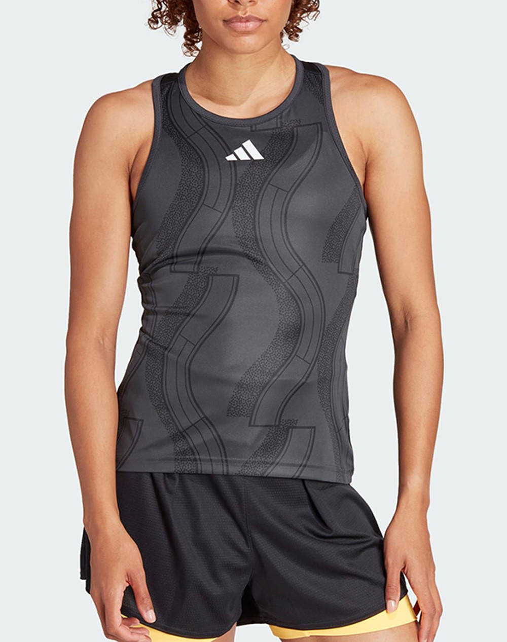 ADIDAS CLUB GRAPH TANK IT6574-GREY DarkGray