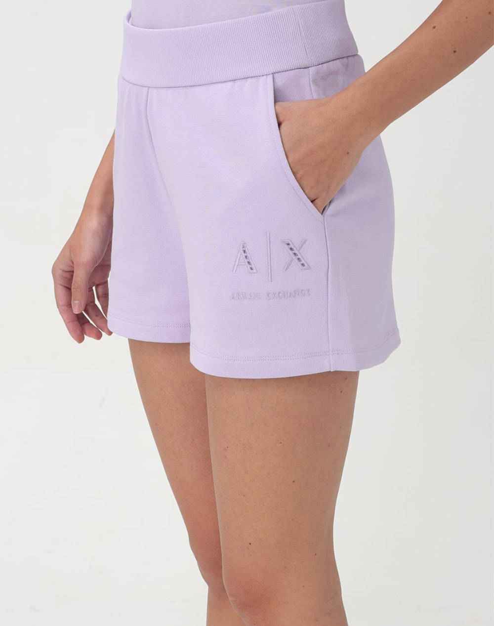 ARMANI EXCHANGE SHORTS 3DYS71YJFDZ-1354 Violet φωτογραφία