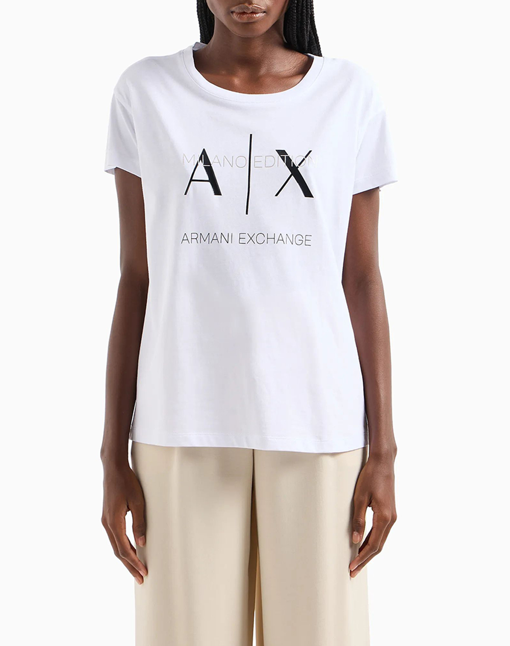ARMANI EXCHANGE T-SHIRT 3DYT36YJ3RZ-1000 White 3810AARME3400104_XR12351