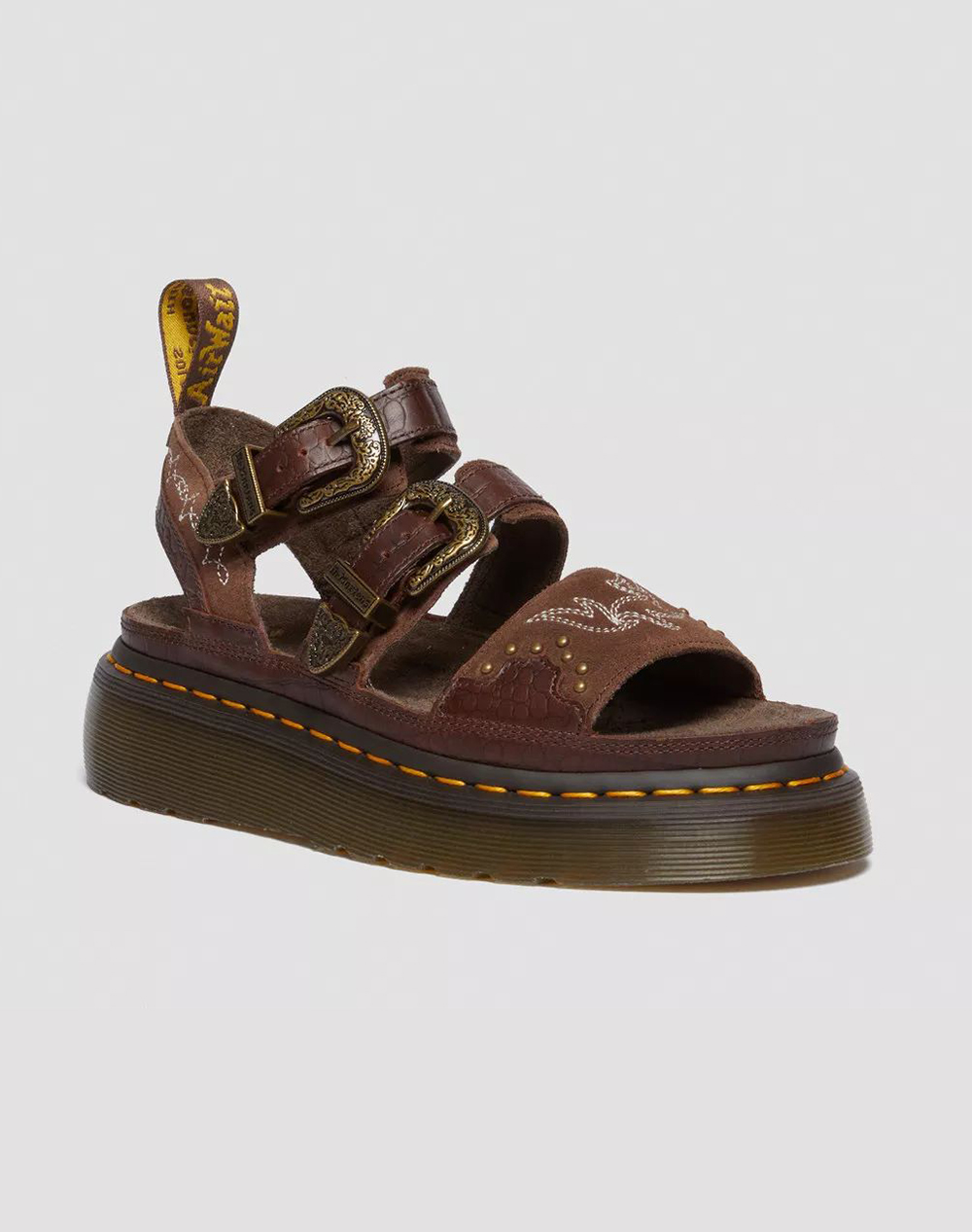 DRMARTENS GRYPHON QUAD CLASSIC PULL UP + EH SUEDE