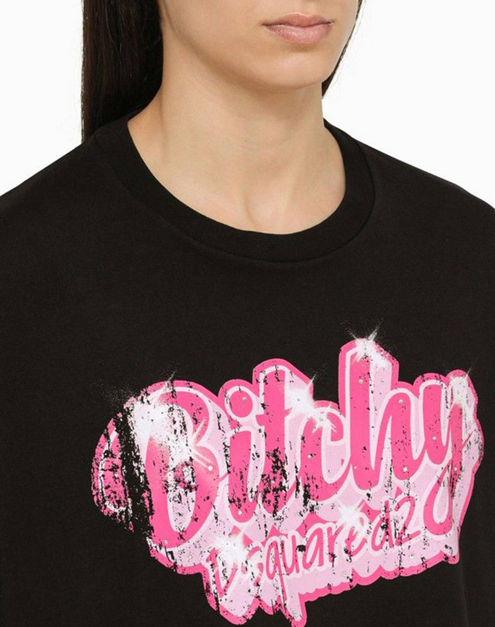 DSQUARED2 ΜΠΛΟΥΖΑ S75GD0397S24662-900 Black φωτογραφία