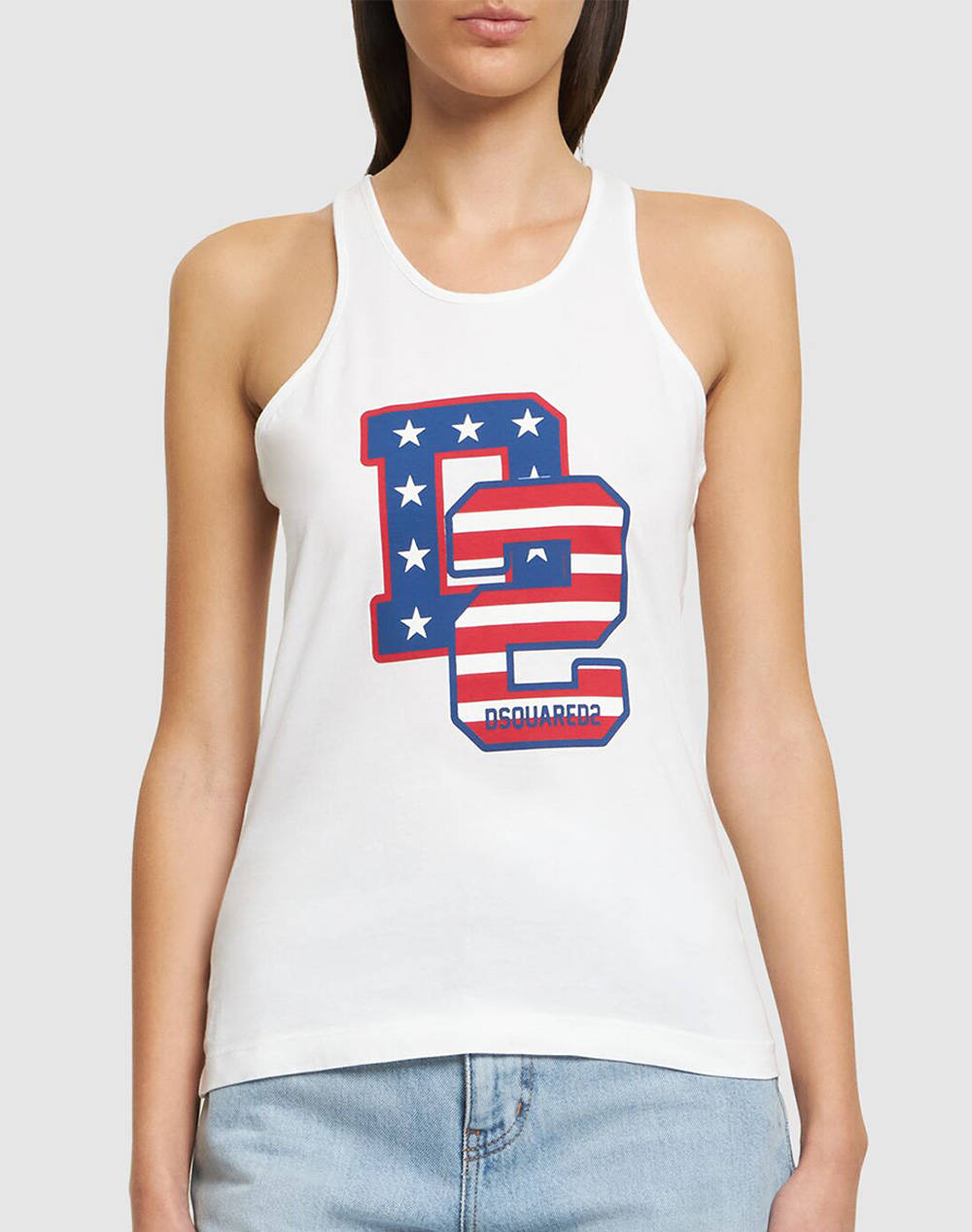 DSQUARED2 ΜΠΛΟΥΖΑ S75NL0041S24668-100 White