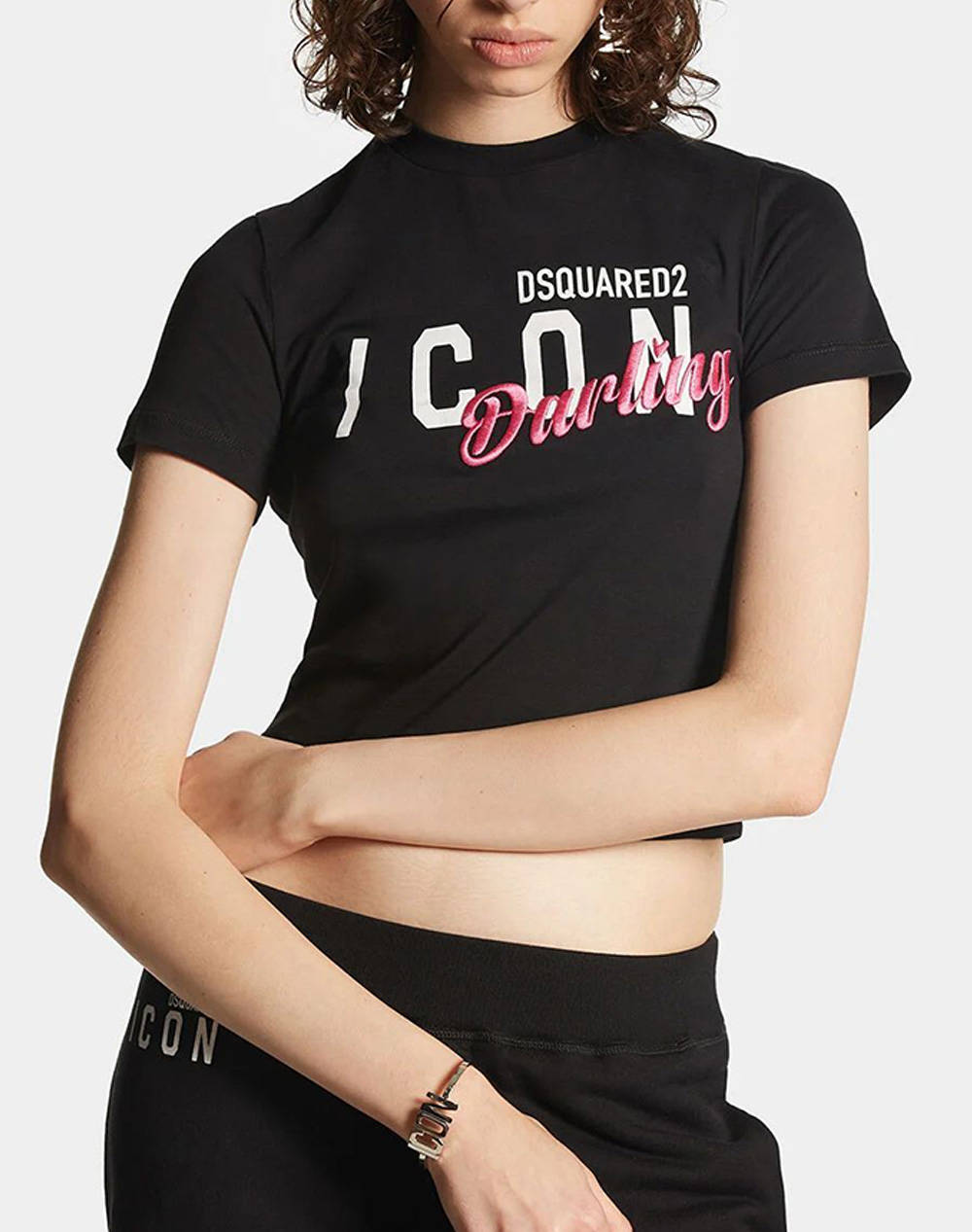 Womens Clothing T Shirt Donna Dsquared DSQUARED2 Blue Women's