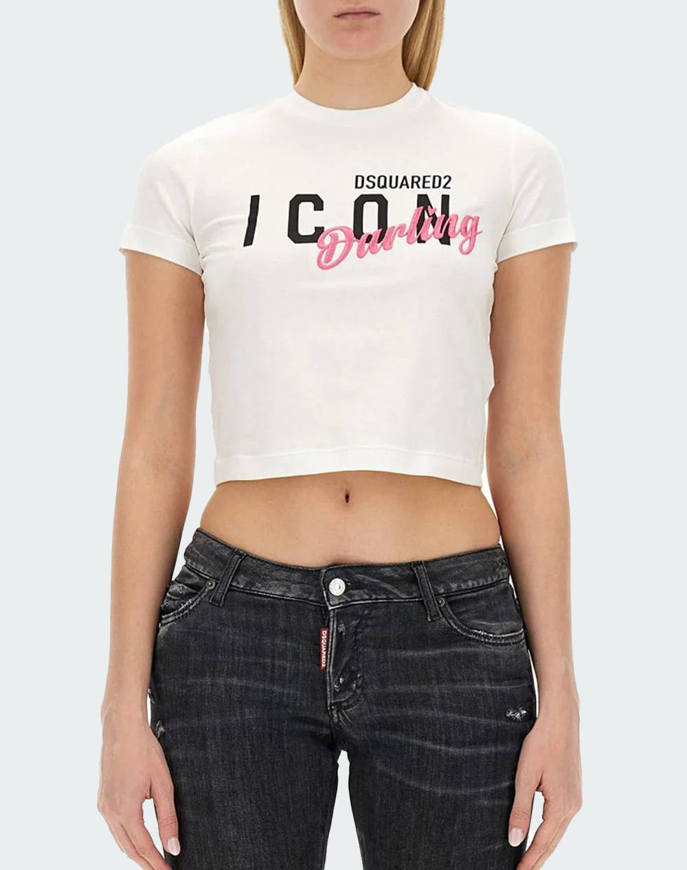 DSQUARED2 ΜΠΛΟΥΖΑ S80GC0064S24668-100 White