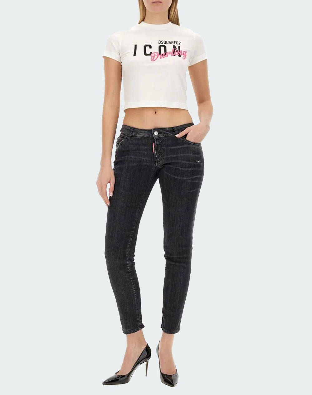 DSQUARED2 ΜΠΛΟΥΖΑ S80GC0064S24668-100 White φωτογραφία