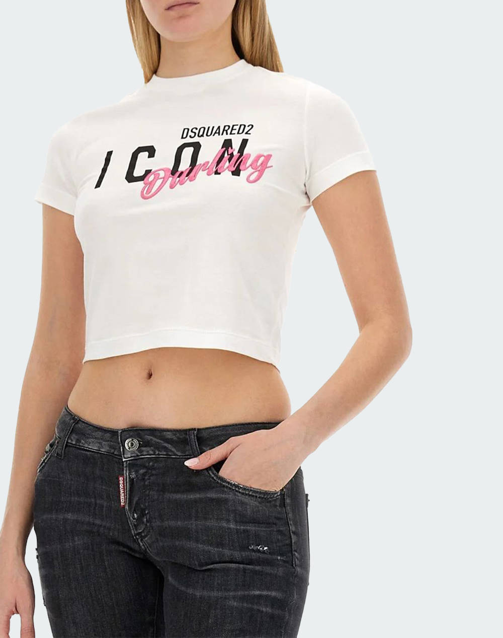 DSQUARED2 ΜΠΛΟΥΖΑ S80GC0064S24668-100 White φωτογραφία