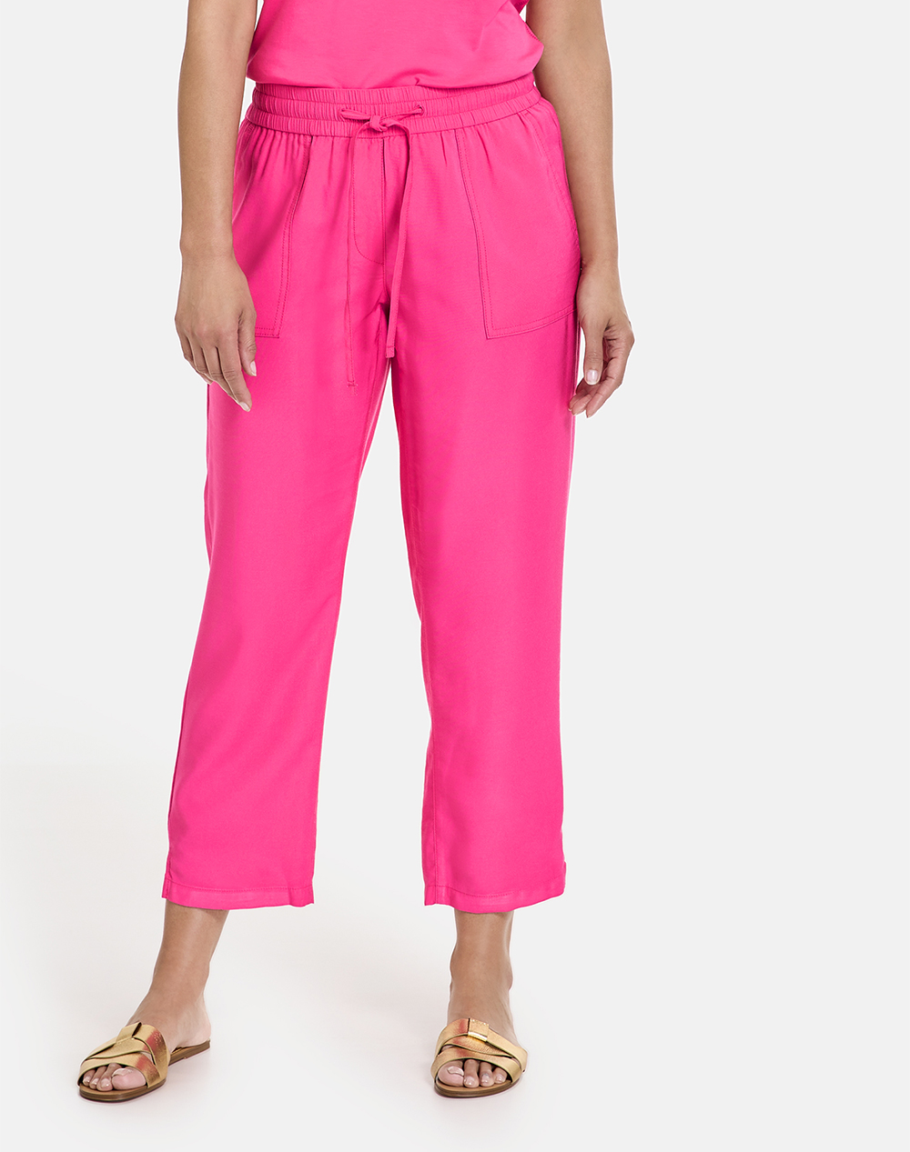 GERRY WEBER PANT LEISURE CROPPED 222068-66232-30913 Pink