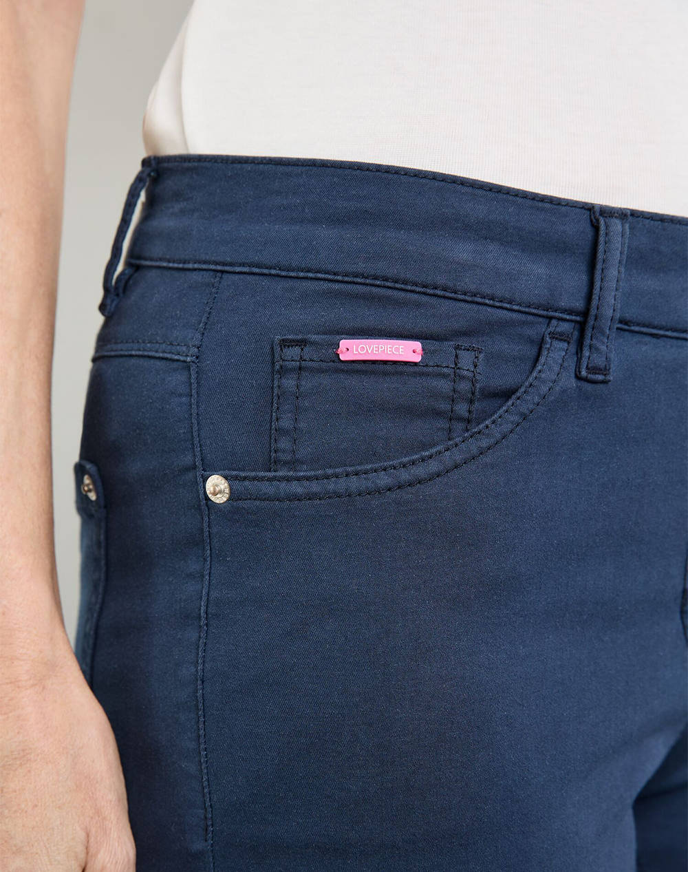 GERRY WEBER PANT LEISURE CROPPED 222070-67965-80936 Indigo φωτογραφία