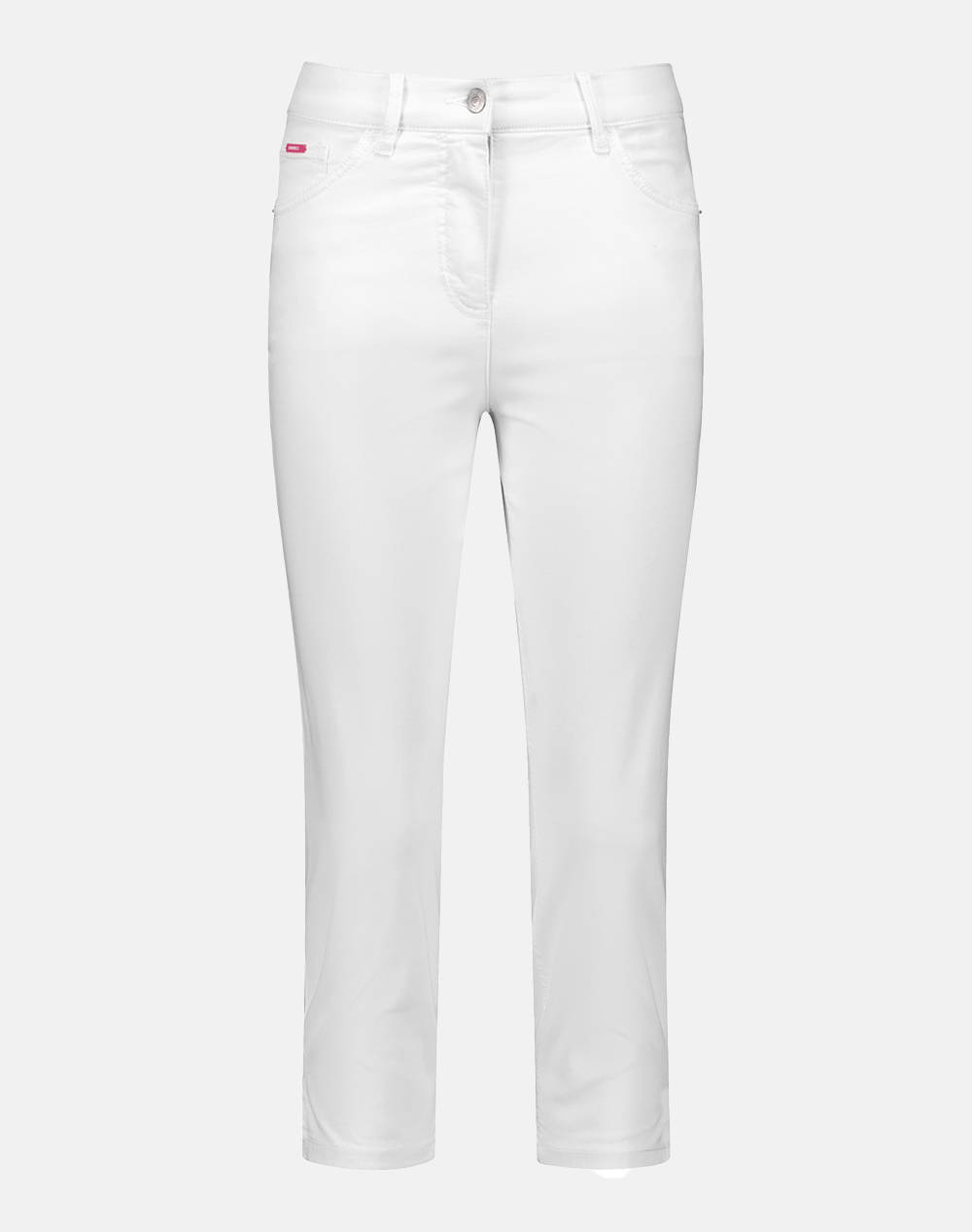 GERRY WEBER PANT LEISURE CROPPED 222070-67965-99600 White φωτογραφία