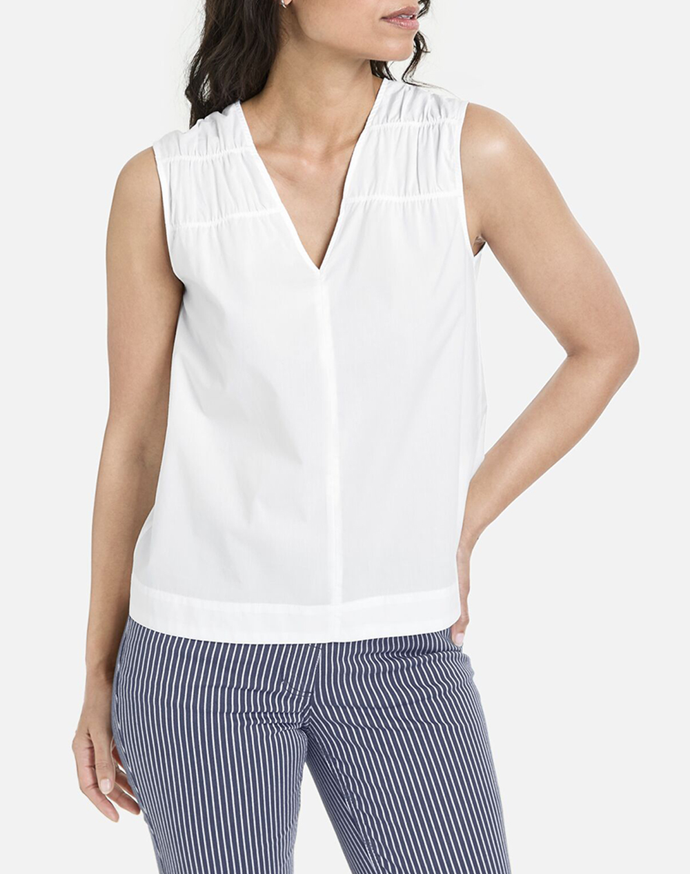 GERRY WEBER BLOUSE WITHOUT SLEEV 360030-31526-99600 White