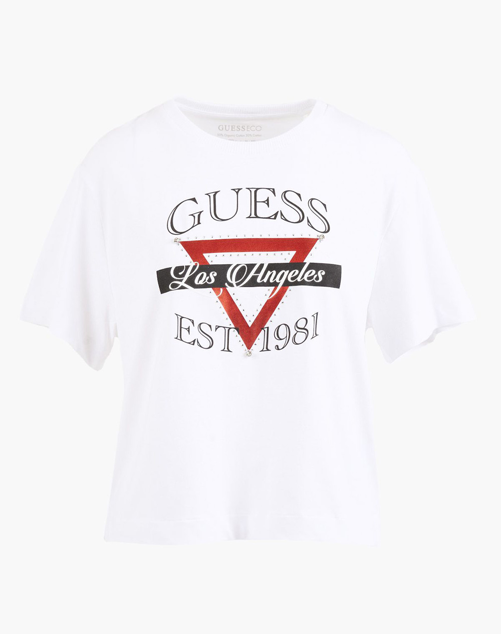 GUESS SS CN BOXY TRIANGLE TEE ΜΠΛΟΥΖΑ ΓΥΝΑΙΚΕΙΟ