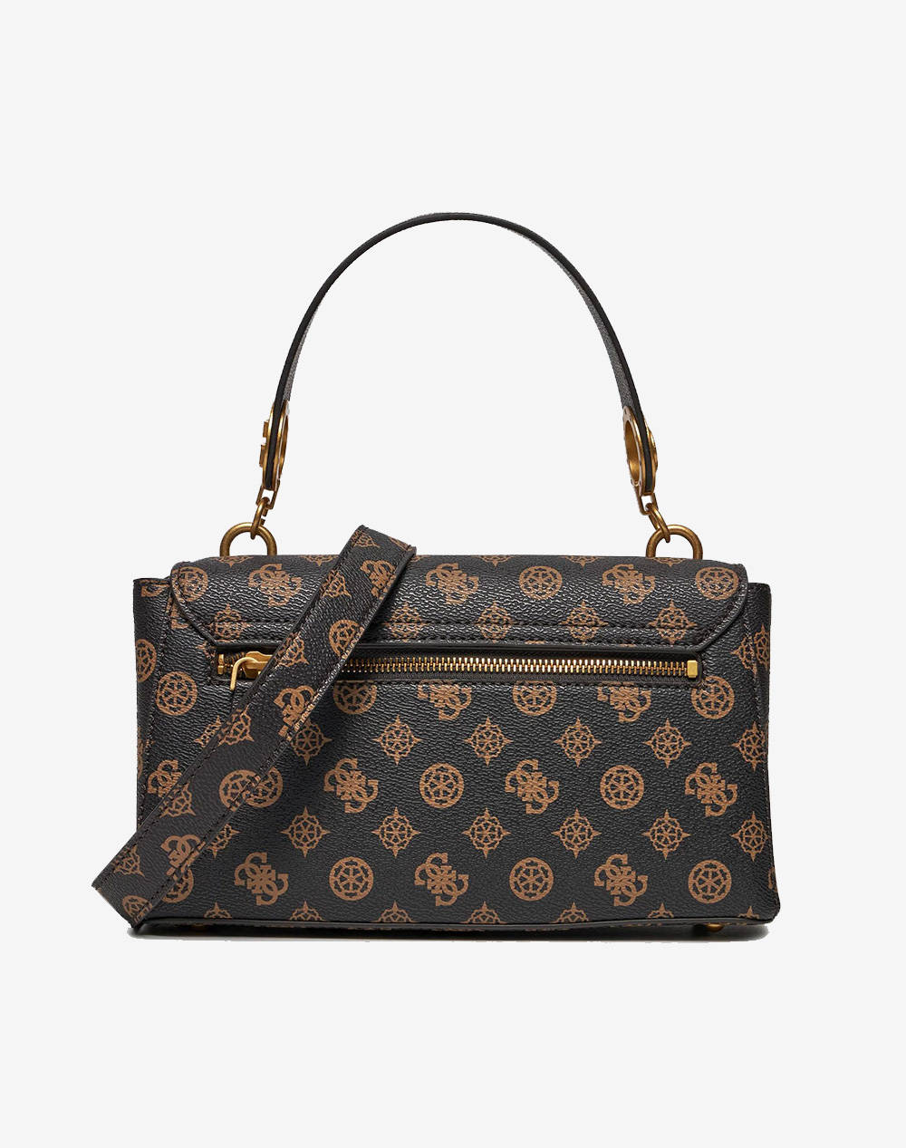 GUESS MASIE TOP HANDLE FLAP BAG WOMEN (Dimensions: 26 x 15 x 8 cm 