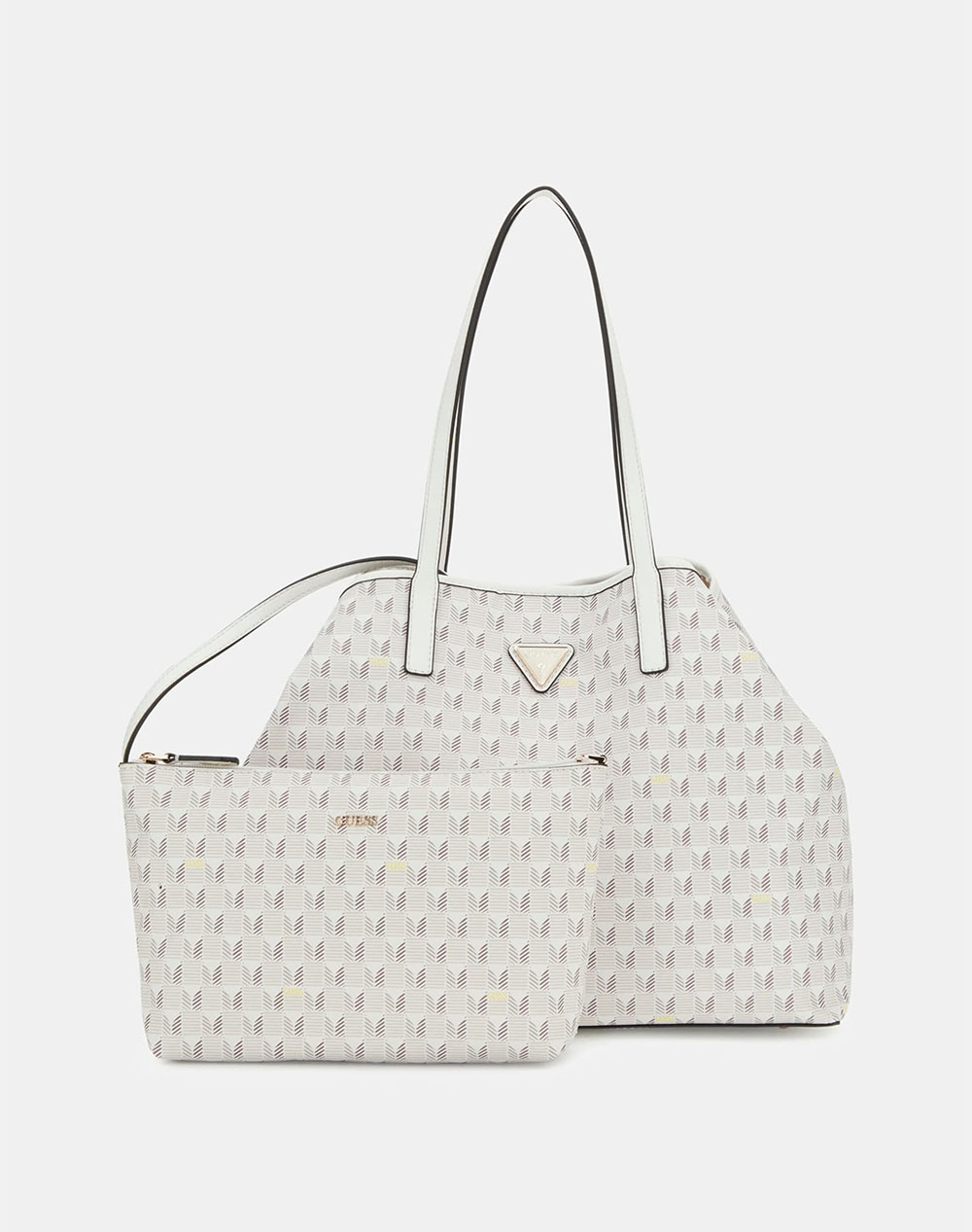 GUESS VIKKY II LARGE TOTE ΤΣΑΝΤΑ ΓΥΝΑΙΚΕΙΟ (Διαστάσεις: 40 x 31 x 18 εκ.) HWJT9318290-STL OffWhite