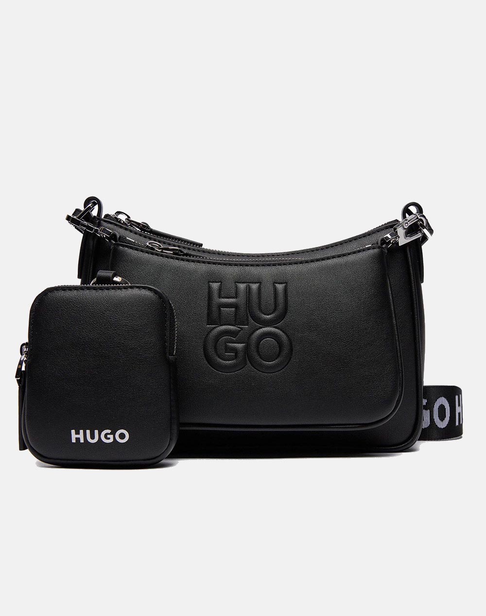 HUGO BOSS Bel Multi Cross H.S. 10247931 01 (Διαστάσεις: 22 x 15.5 x 6.5 εκ) 50513112-001 Black