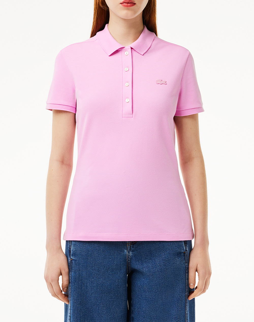 LACOSTE ΜΠΛΟΥΖΑ ΚΜ POLO SS 3PF5462-IXV Pink