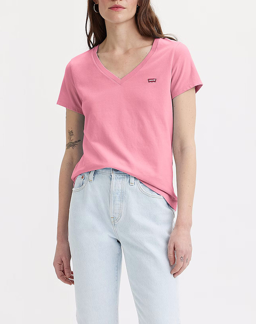 LEVIS PERFECT VNECK REDS 85341-0068-0068 Pink