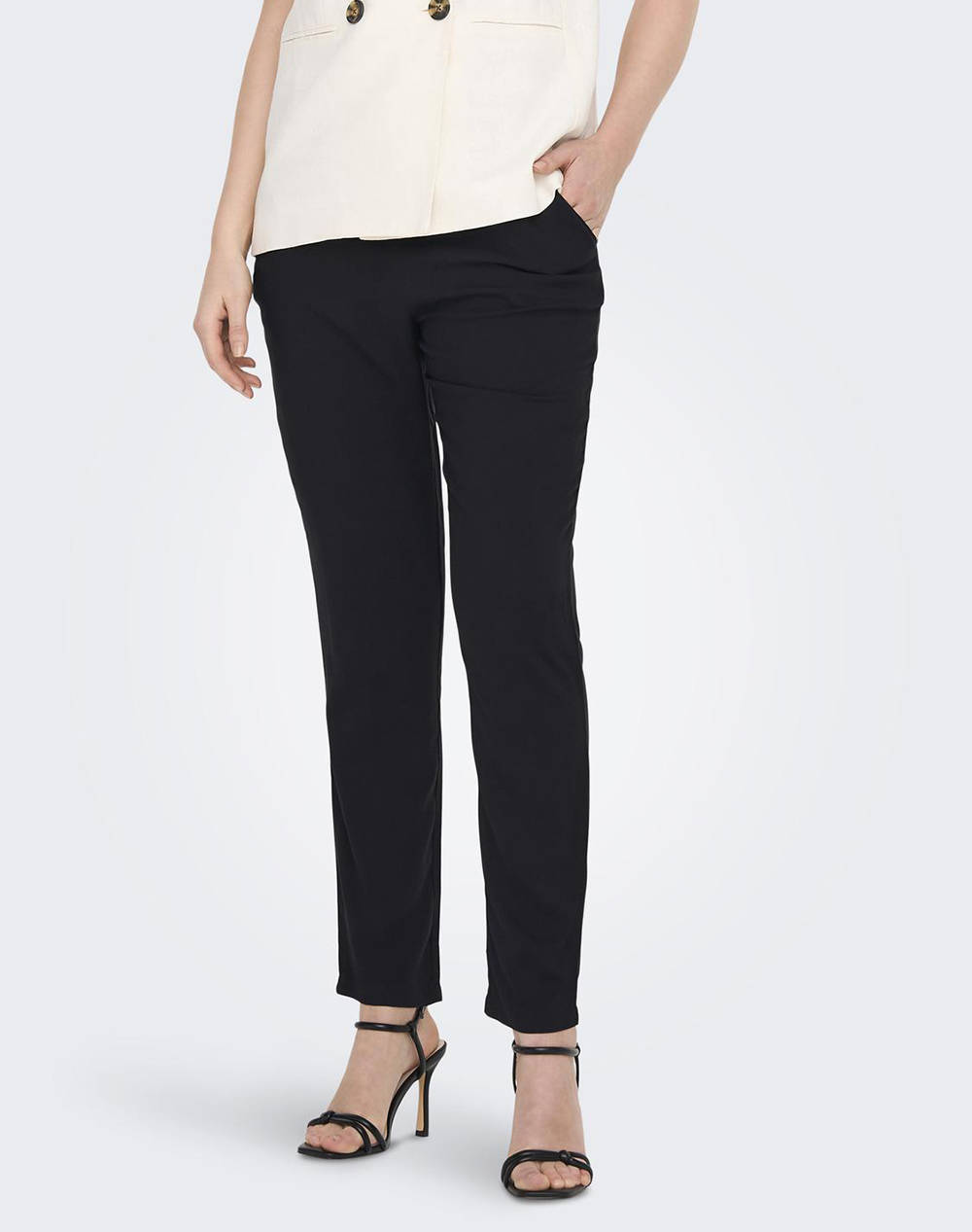 ONLY ONLY MAR ONLNOVA LIFE VIS PANT SOLID 15222229-BLACK Black