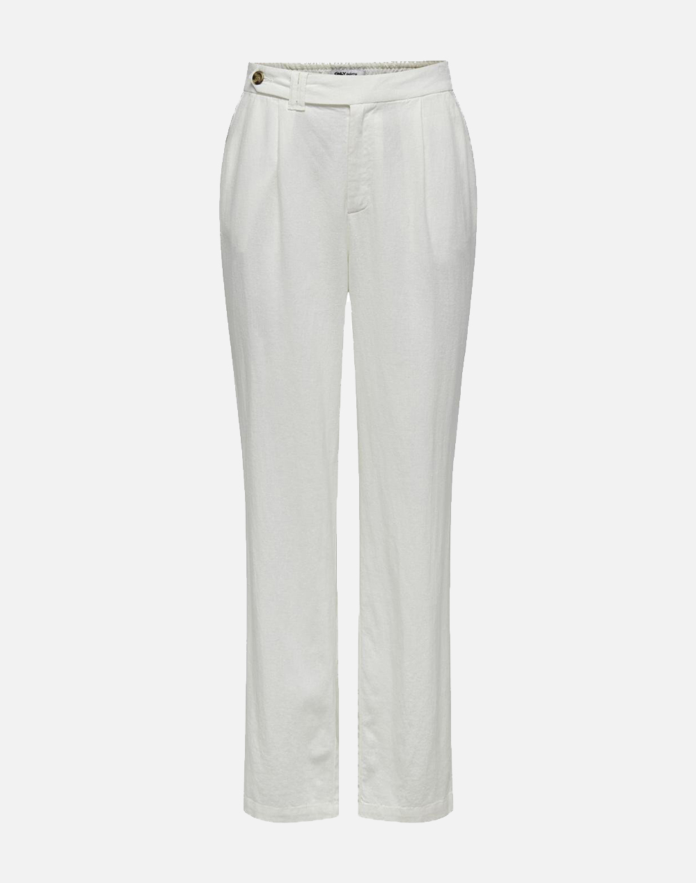 ONLY ONLCARO HW STR LINEN PANT CC TLR 15311001-Cloud Dancer OffWhite 3810AONLY2010155_50667