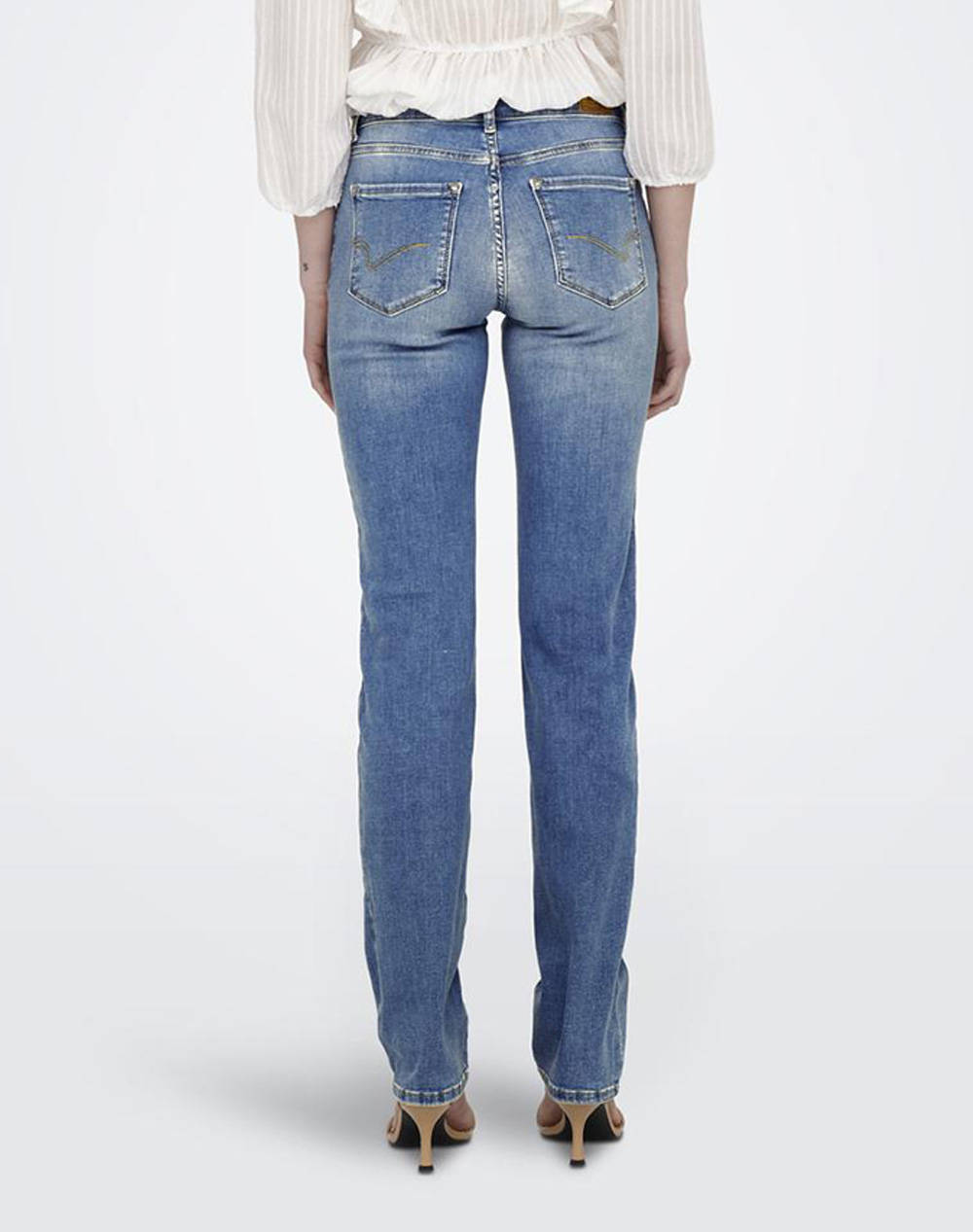 ONLY JAN ONLALICIA REG STRT DNM DOT568 NOOS 15258103-Medium Blue Denim DenimBlue φωτογραφία